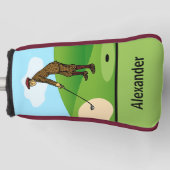 Couvre-club De Golf Pitch Shot by Panic-stricken Duffer (Devant)