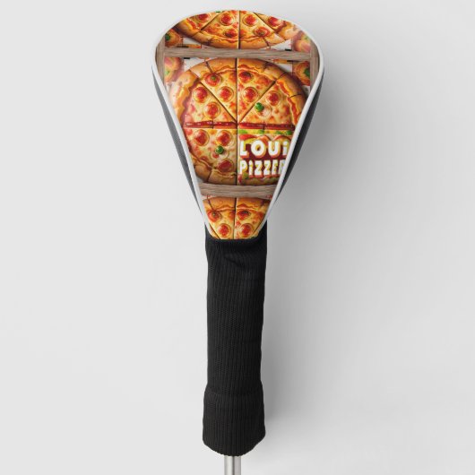 Couvre-club De Golf Pizza Pizzeria Design (Devant)