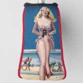 Couvre-club De Golf Plage Blanket Pin-up (Tourné à 90°)