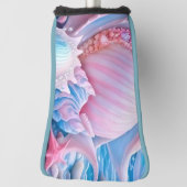 Couvre-club De Golf Plage d'Imaginaire bleu et rose (Tourné à 90°)