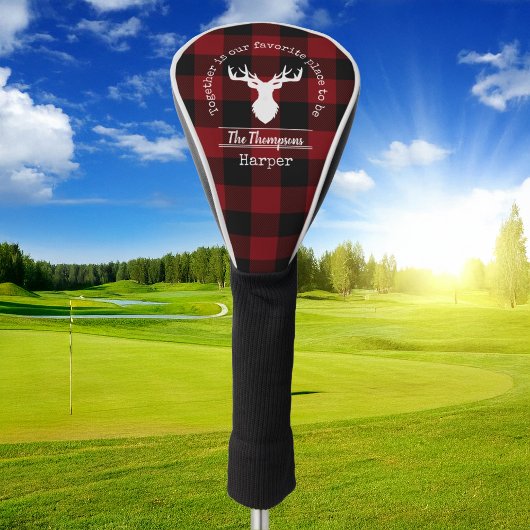 Couvre-club De Golf Plaid