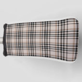Couvre-club De Golf Plaid beige (Devant)