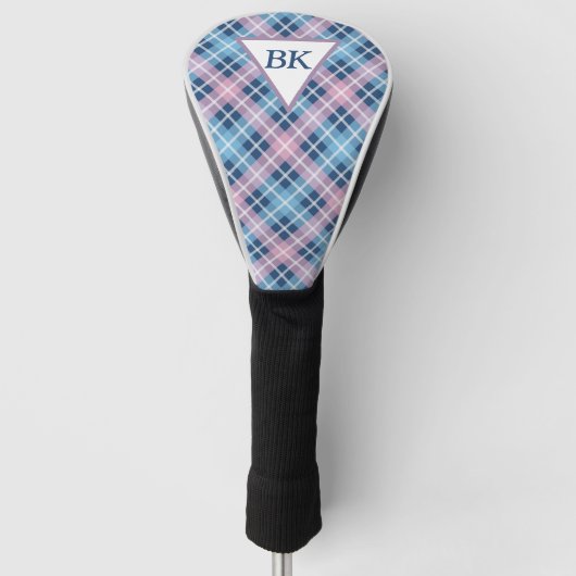 Couvre-club De Golf Plaid Pastel (Devant)