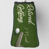 Couvre-club De Golf Plan de retraite de golf sur vert  (Tourné à 90°)