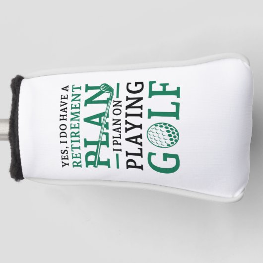 Couvre-club De Golf Plan de retraite Golf (Devant)