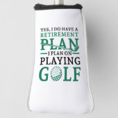 Couvre-club De Golf Plan de retraite Golf (Tourné à 90°)