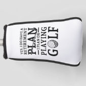 Couvre-club De Golf Plan de retraite Golf (Devant)