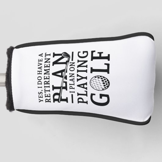 Couvre-club De Golf Plan de retraite Golf (Devant)