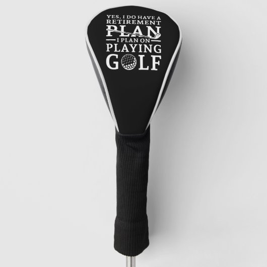 Couvre-club De Golf Plan de retraite Golf (Devant)