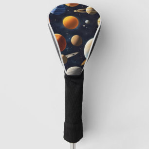 Couvre-club De Golf Planètes spatiales 2