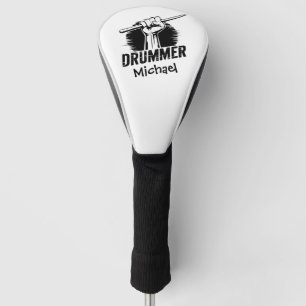 Couvre-club De Golf Poing Drummer tendance personnalisé avec baguettes