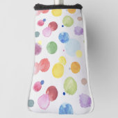 Couvre-club De Golf Points aquarelle 1 (Tourné à 90°)