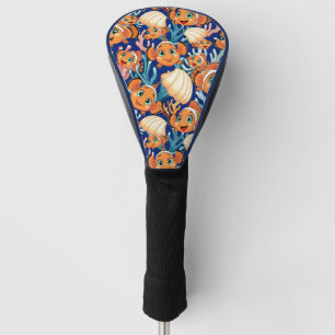 Couvre-club De Golf Poisson clown Dessin animé Mignon Famille Sous l'e