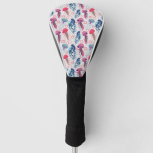 Couvre-club De Golf Poissons de gelée colorée
