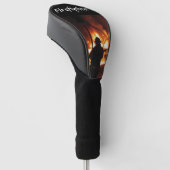 Couvre-club De Golf Pompier Handline Golf Head Cover (Incliné)