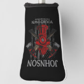 Couvre-club De Golf Pompier NOM Fire Department Hydrant USA Drapeau (Tourné à 90°)