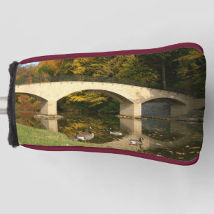 Couvre-club De Golf Pont arc-en-ciel en automne au Grove City College