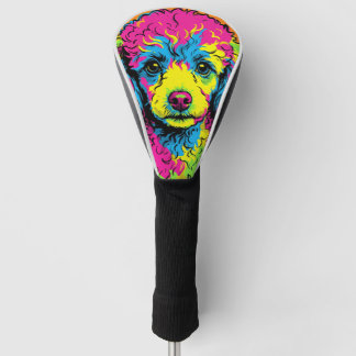 Couvre-club De Golf POP ART DOG - トイプードル犬 No.2