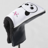 Couvre-club De Golf Porte-panda coutume Monogramme (Devant 3/4)