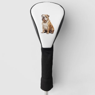Couvre-club De Golf Portrait de Bulldog anglais charmant - Canin adora