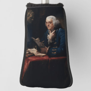 Couvre-club De Golf Portrait de pouce, Benjamin Franklin Père fondateu