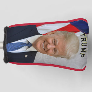 Couvre-club De Golf Portrait 🇺 président de Trump 🇸 😁 souriant