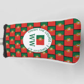 Couvre-club De Golf Portugal Drapeau MONOGRAM Putter (Devant)
