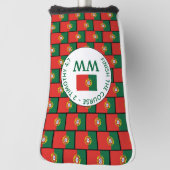 Couvre-club De Golf Portugal Drapeau MONOGRAM Putter (Tourné à 90°)