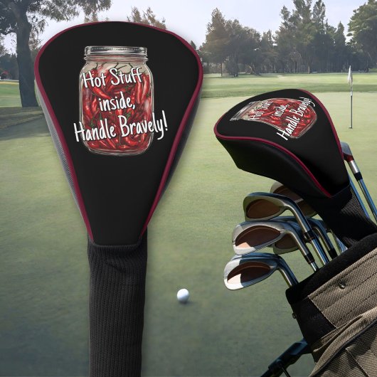 Couvre-club De Golf Pot de piments secs