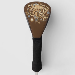Couvre-club De Golf Poulpe Steampunk Rétro Fantastique Mécanique