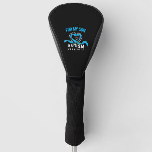 Couvre-club De Golf Pour ma Sensibilisation sur l'autisme Fils