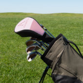 Couvre-club De Golf Poussière de rose Monogramme Initial Nom (In Situ)