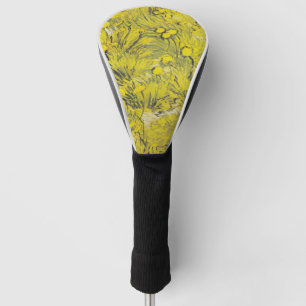 Couvre-club De Golf Prairie de Van Gogh - Fleurs sauvages jaune vif