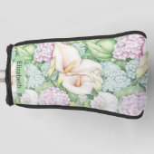 Couvre-club De Golf Pretty Pastel Calla Lily Personalized (Devant)