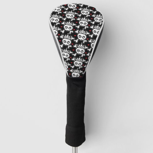 Couvre-club De Golf Princess Skull (Devant)