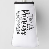 Couvre-club De Golf Princesse est arrivée petite fille mignonne (Tourné à 90°)