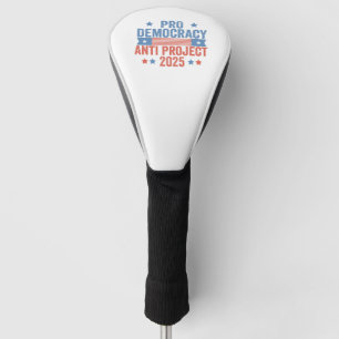 Couvre-club De Golf Pro Democracy Anti Project 2025 Trump républicain