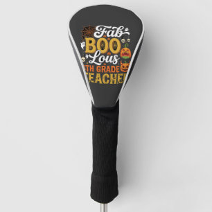 Couvre-club De Golf Professeur de 4e année Faboolous Halloween