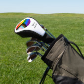 Couvre-club De Golf Progrès Rainbow Flag & Pride, monogrammed / LGBTQ (In Situ)
