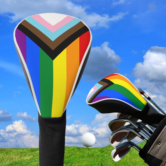 Couvre-club De Golf Progress Rainbow Flag golf, Fierté golf / LGBTQ