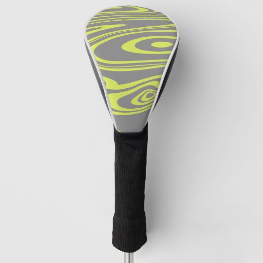 Couvre-club De Golf Punch de Gray et Lime (Devant)