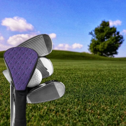 Couvre-club De Golf Purple monopoly