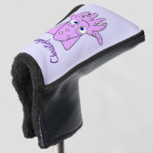 Couvre-club De Golf Purple Squid Design (Devant 3/4)