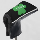 Couvre-club De Golf Putter Monogram Shamrock (Devant 3/4)