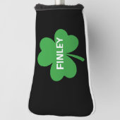 Couvre-club De Golf Putter Monogram Shamrock (Tourné à 90°)
