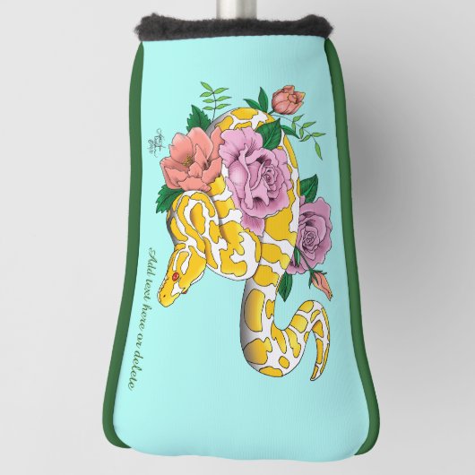 Couvre-club De Golf Python albino (Tourné à 90°)