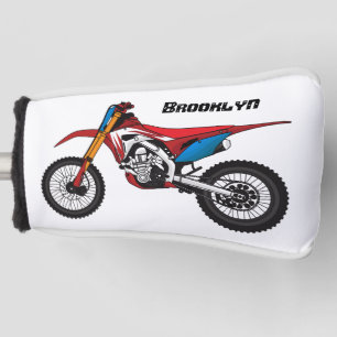 Couvre-club De Golf Red dirt bike motorcycle