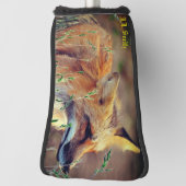 Couvre-club De Golf Red Fox Animal Golf Putter Cover (Tourné à 90°)