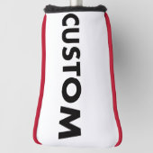 Couvre-club De Golf RED Piping Custom Golf Putter Headcover Blank (Tourné à 90°)