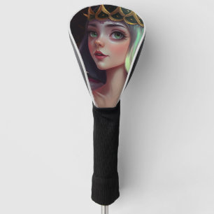 Couvre-club De Golf Reine adorable aux grands yeux